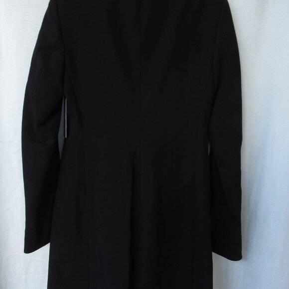 Karl Lagerfeld Paris Tailored Rhinestone-Trim Lined Tuxedo Dress Black Size2 NWT - Picture 2 of 5